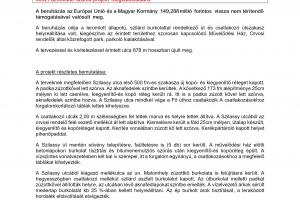 A projekt eredményei